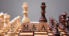 Mergers and acquisitions chess pieces