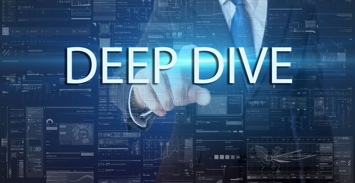 Finger touches deep dive