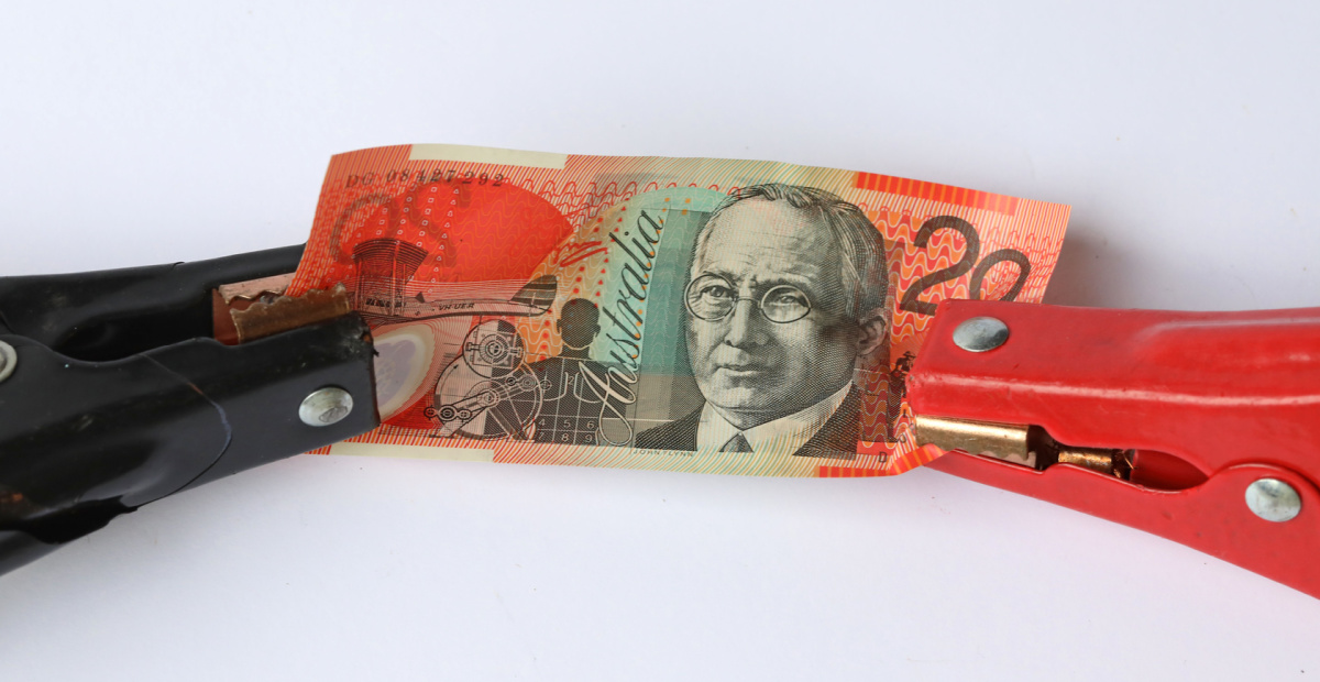 $20 in stretched wallet
