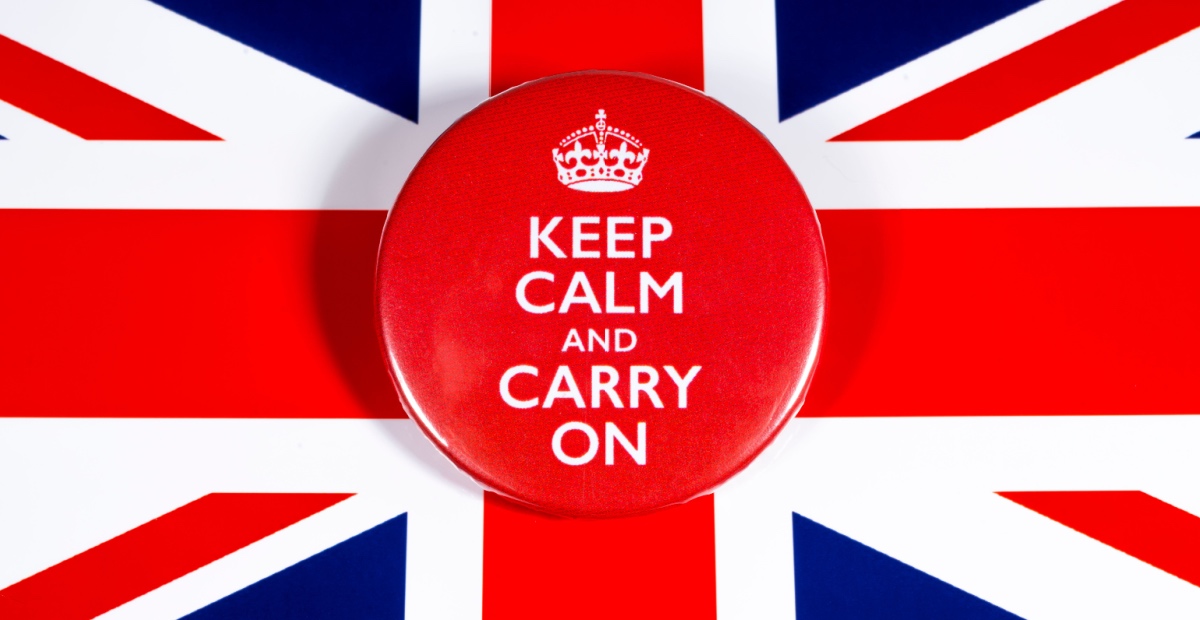 Keep calm and carry on