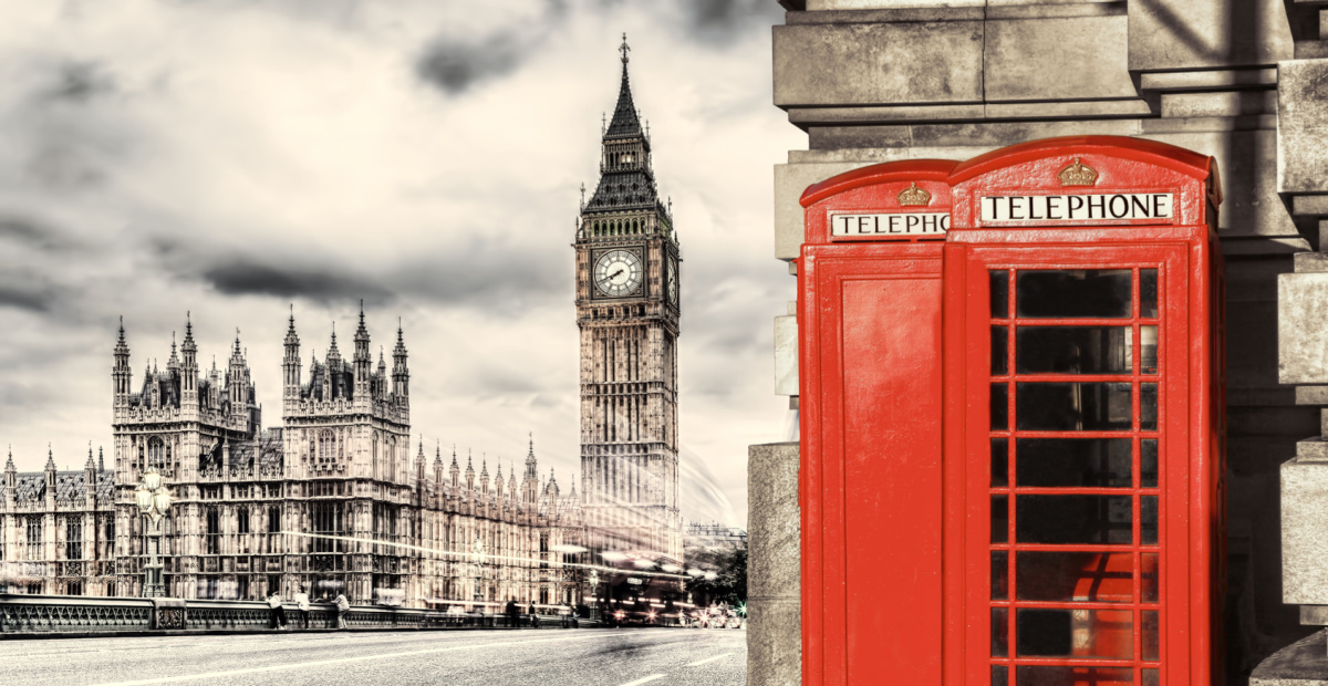 London and phone box