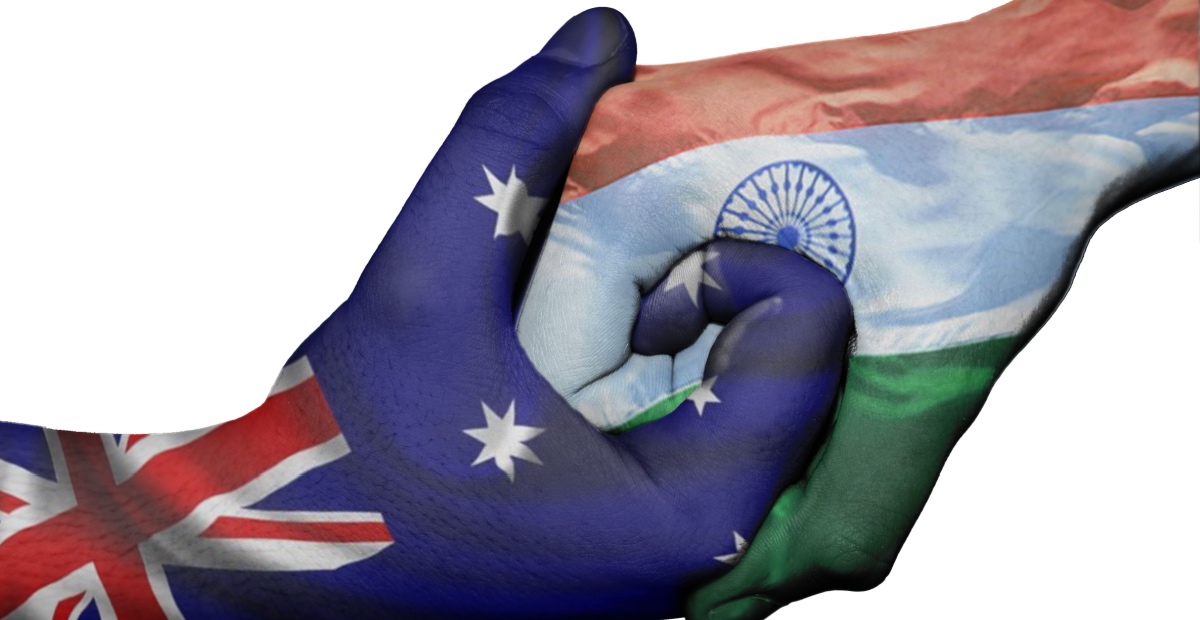 India and Australian hands