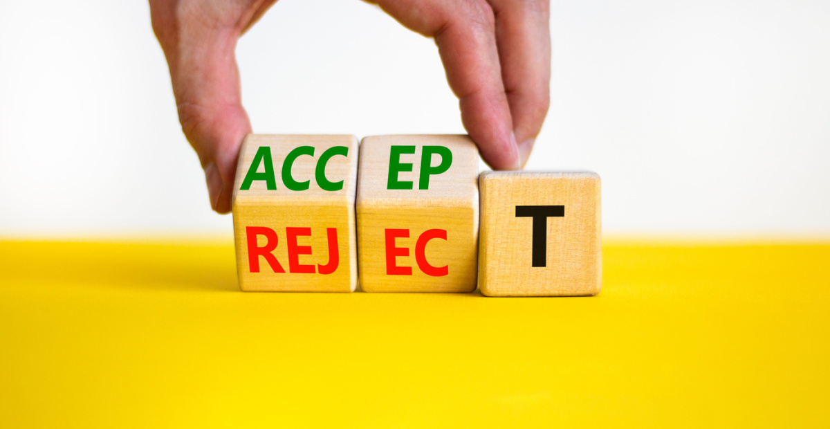 Accept/reject blocks