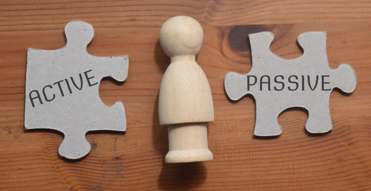 Figure between active and passive