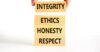 Integrity, ethics, honesty, respect