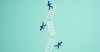 Figures falling of ladder related party