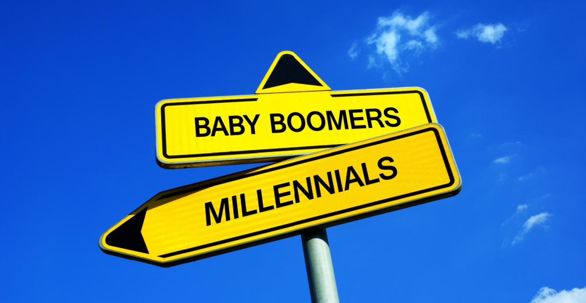 Baby boomers vs millennials