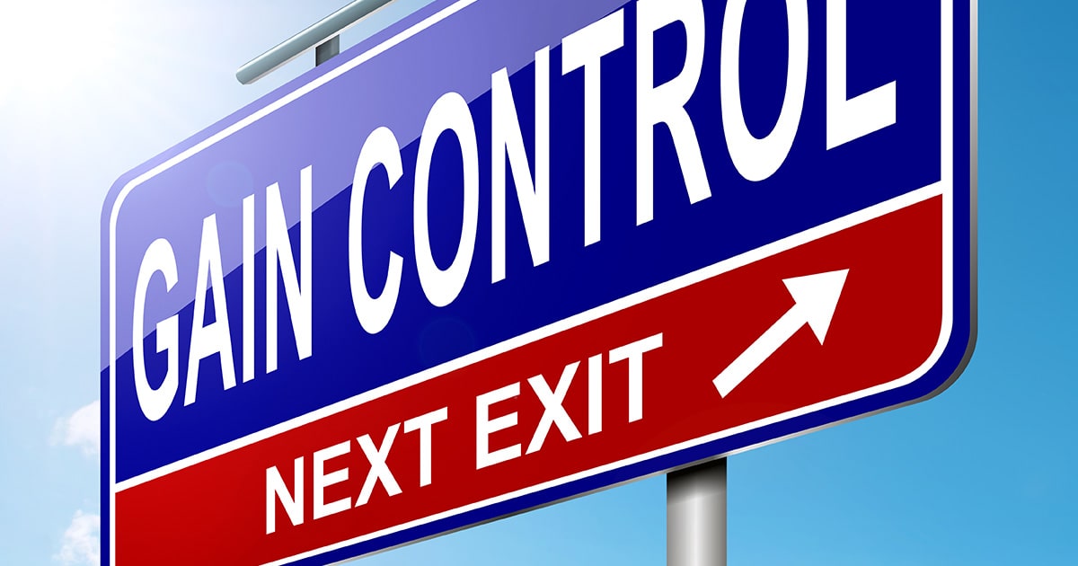 Billboard with Gain Control and Next Exit written