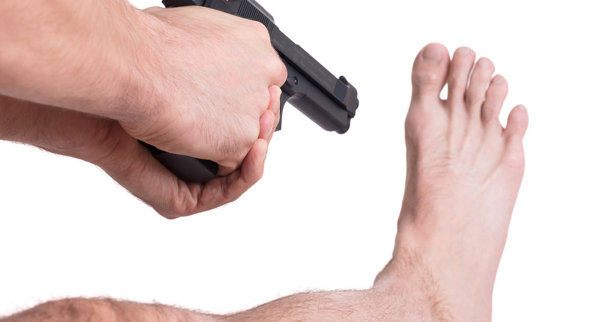 Shooting yourself in the foot