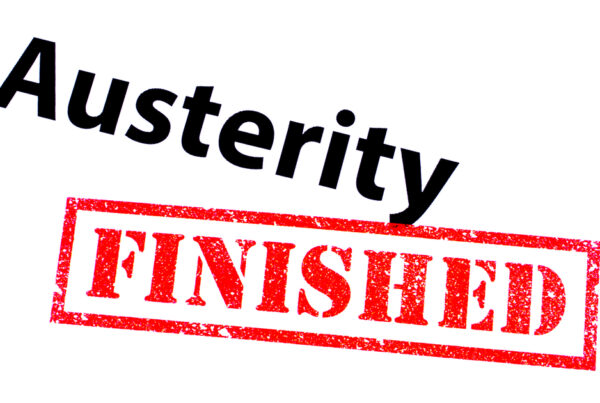 Austerity finished stamp