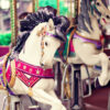 Horse rides on a carousel